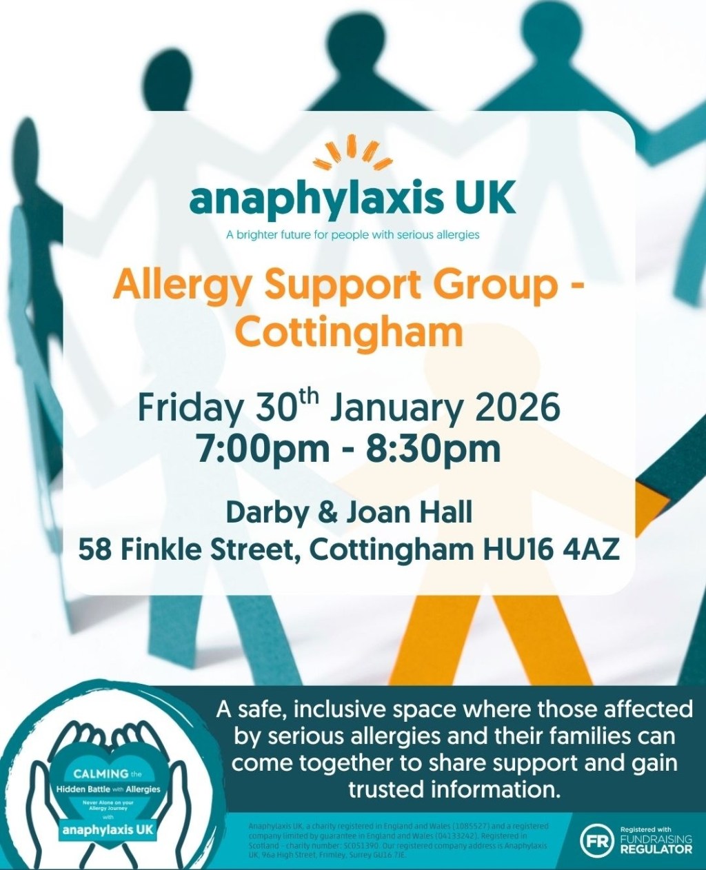 Anaphylaxis UK Allergy Support Group Cottingham